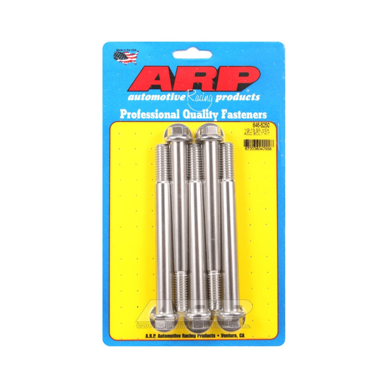 Șuruburi și piulițe universale ARP 1/2-13 – Șuruburi hexagonale din oțel inoxidabil x5 - ARP-646-5250 - 646-5250 - 3666618194219